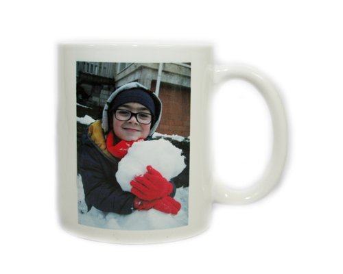 Personalized white mug