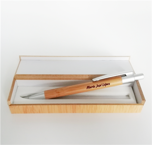Bolígrafo Personalizado Bambú